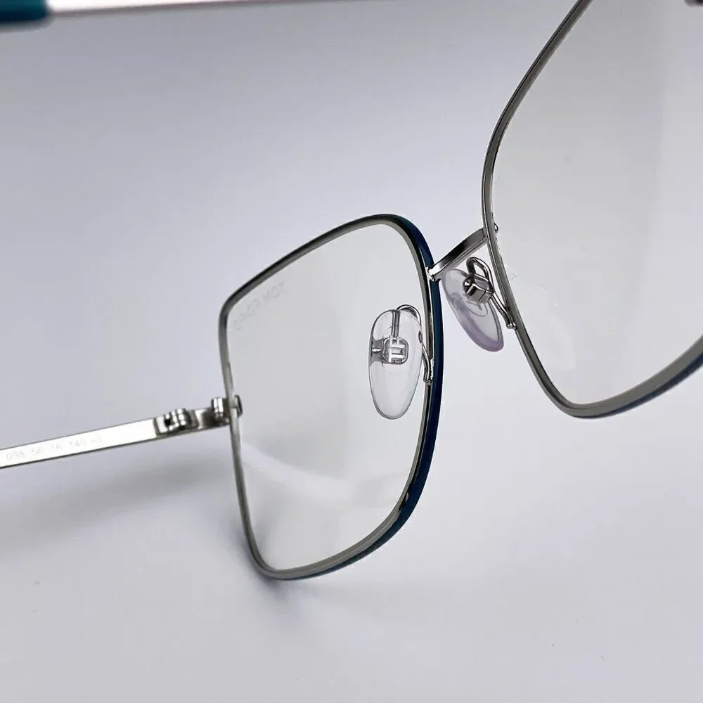 SALE! NEW TOM FORD FT5613-B 098 Butterfly Blue Block Metal Women Eyeglasses